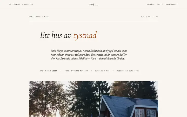 Nord Magazine — v1