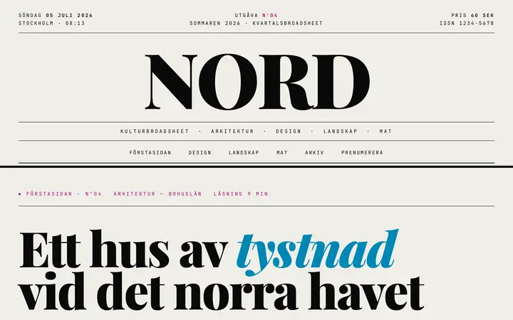 Nord Magazine — v2